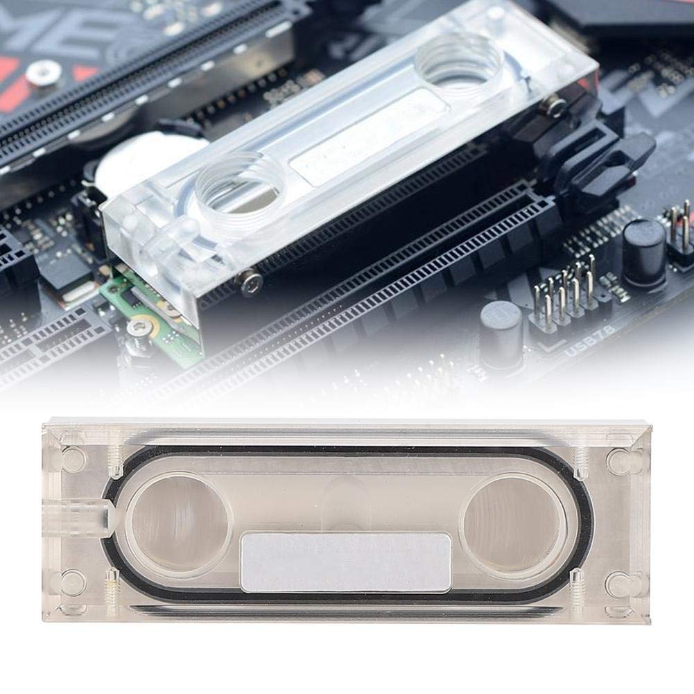 S erounder S erounder Water Block for M2 SSD 2280 PC Cooling Copper Heat Sink Easy Installation Cooler Accessories - View 3 of 7