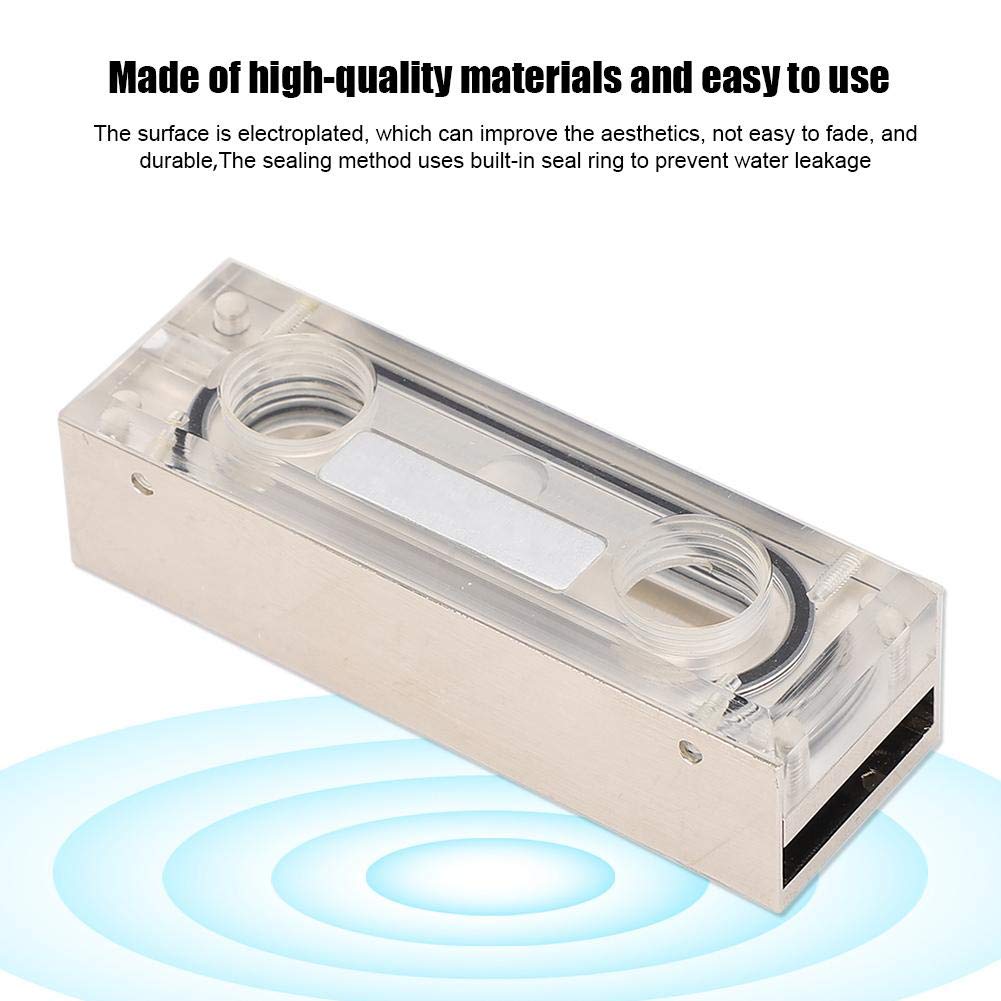 S erounder S erounder Water Block for M2 SSD 2280 PC Cooling Copper Heat Sink Easy Installation Cooler Accessories - View 4 of 7