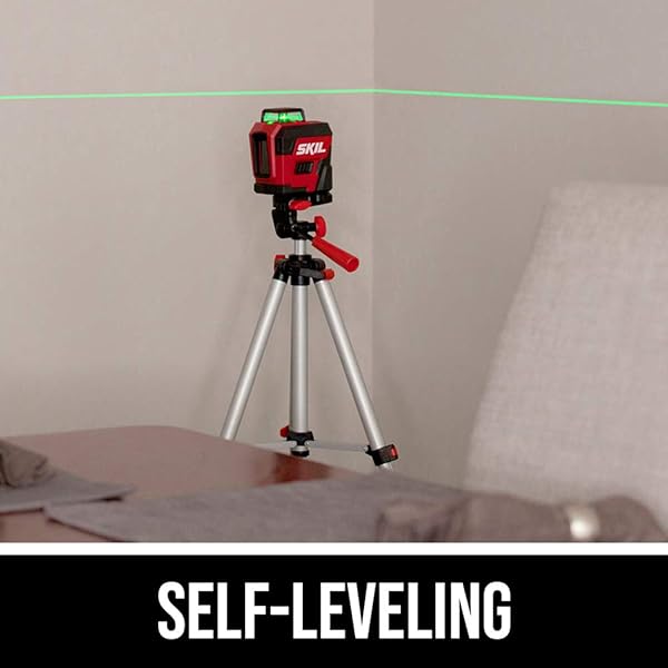 Skil SKIL 100ft Self Leveling Green Cross Line Laser with Rechargeable Battery Tripod and Bag LL9322G01 - View 6 of 8
