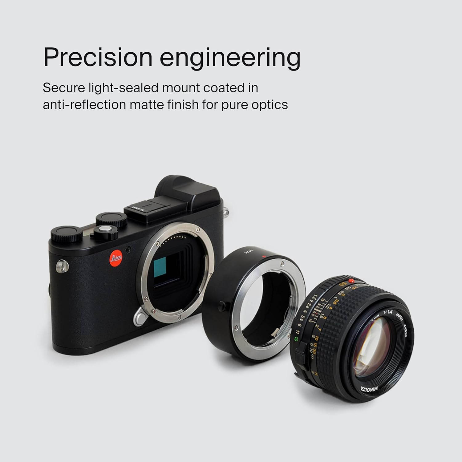 Urth Urth Lens Mount Adapter for Minolta Rokkor SR MD MC Lenses to Leica L Camera Body - View 4 of 9