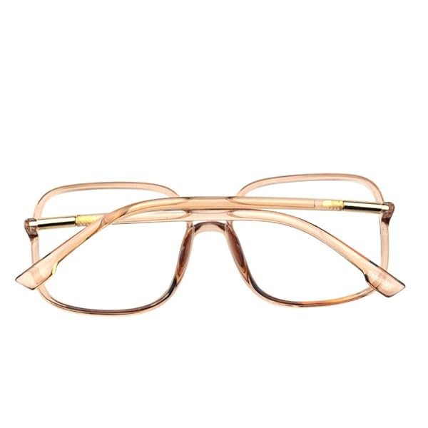 Shiratori Shiratori Women's Retro Blue Light Blocking Glasses Big Frame Nerd Eyeglasses Anti Blue Ray for Computer and Gaming - View 5 of 7