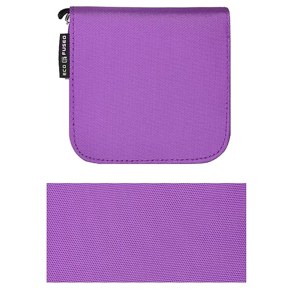 Eco-Fused Eco-Fused Memory Card Case: 44 Slot Holder for SD, Micro SD & CF - Perfect for Travel with Cleaning Cloth & Labels - View 5 of 9