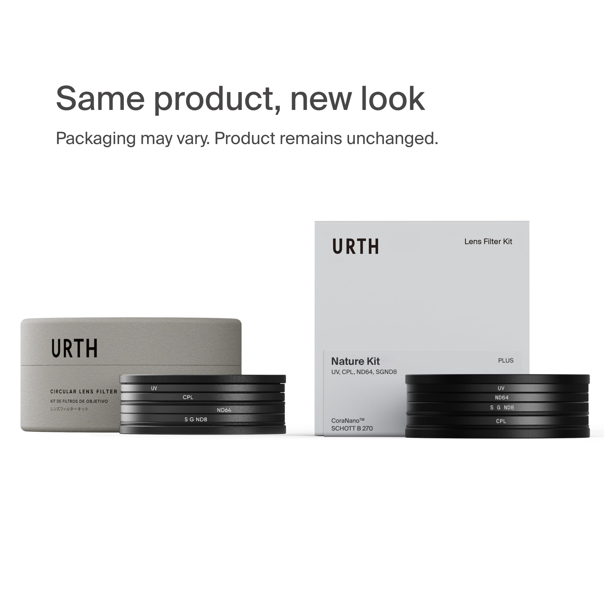 Urth 72mm 4-in-1 Lens Filter Kit UV CPL ND64 Soft Grad ND8 Multi-Coated Optical Glass Ultra-Slim Camera Lens Filters - View 8 of 9