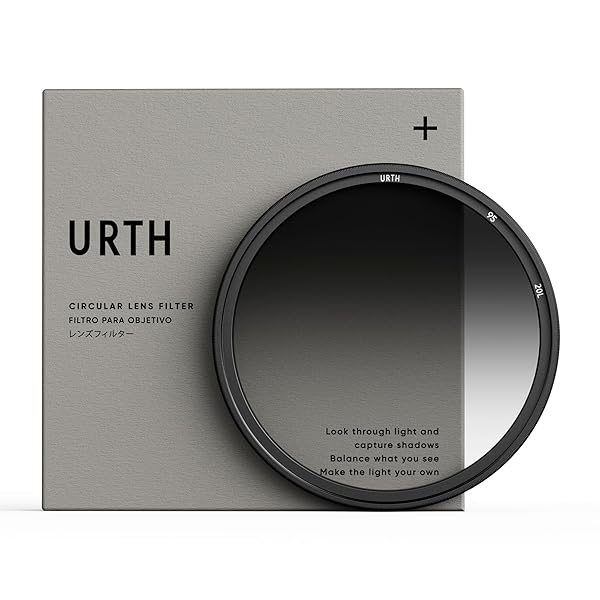 Urth 95mm ND8 Soft Graduated Lens Filter - 3-Stop Ultra-Slim Nano-Coated for Perfect Exposure Balance