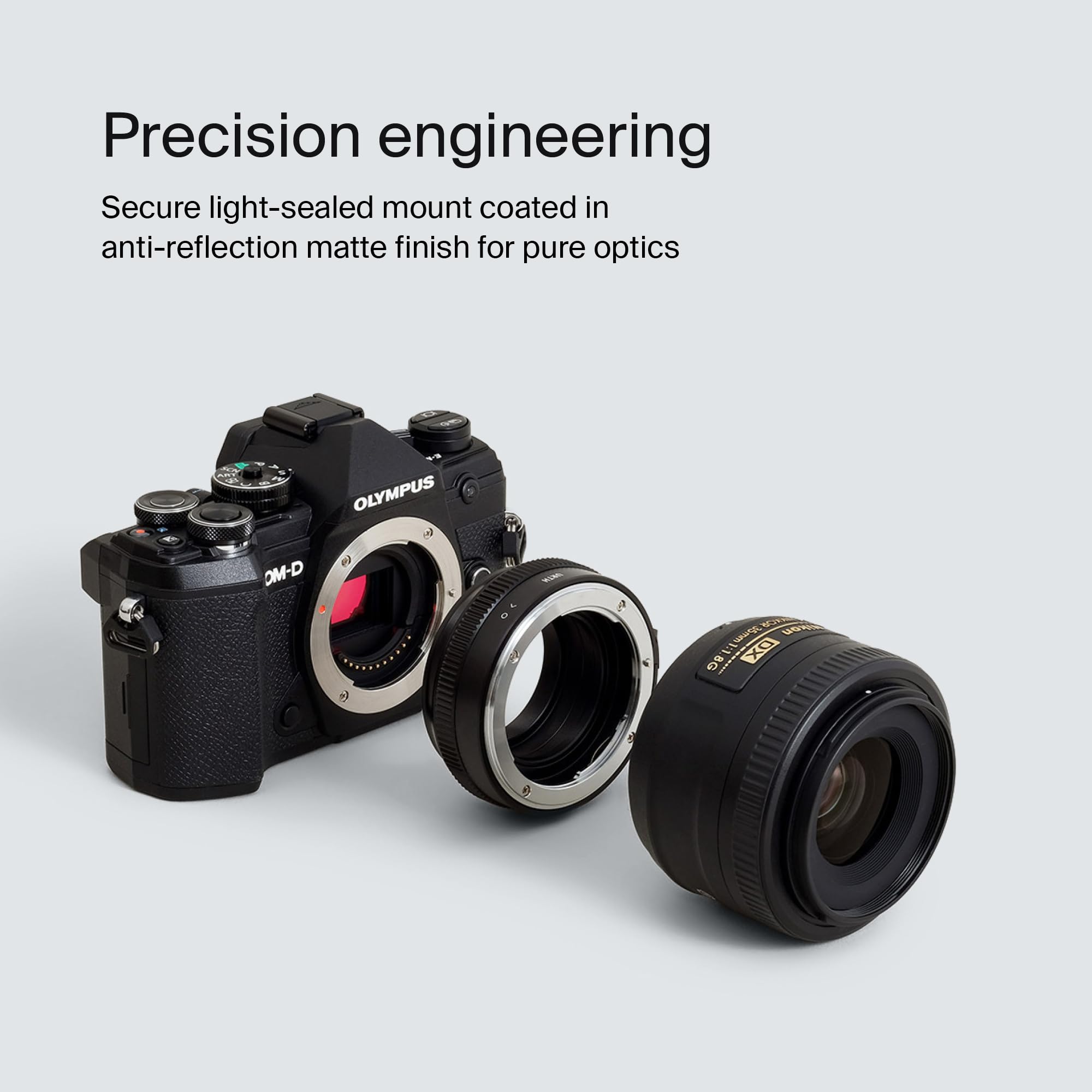 Urth Urth Lens Mount Adapter: Nikon F (G-Type) to Micro Four Thirds (M4/3) Compatibility Guide - View 4 of 4