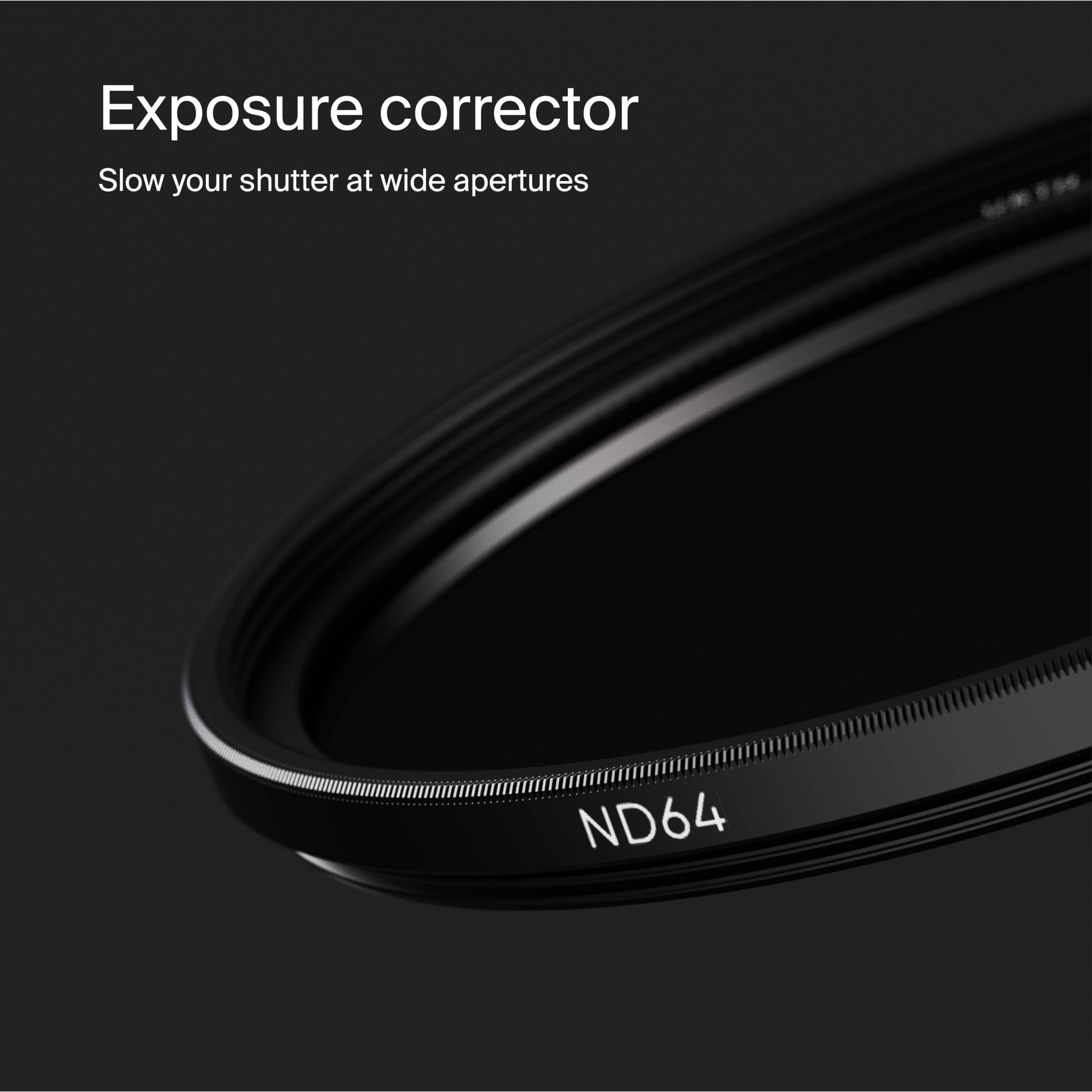 Urth 58mm ND64 6 Stop Lens Filter 20 Layer Nano Coated Ultra Slim Neutral Density Camera Exposure Filter - View 5 of 8