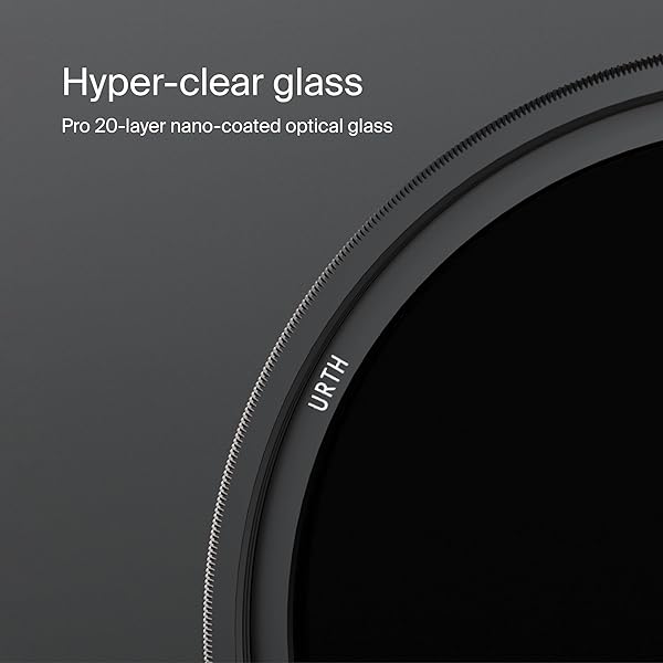 Urth Urth 95mm ND2-400 Variable ND Lens Filter - Ultra-Slim 20-Layer Nano-Coated for Superior Camera Performance - View 5 of 9