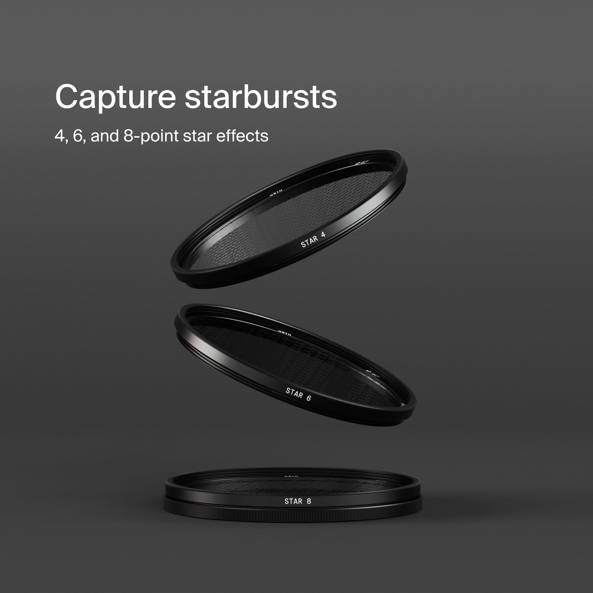 Urth Urth 82mm Star 4 6 8 Point Lens Filter Kit for Stunning Photography Effects - View 2 of 7