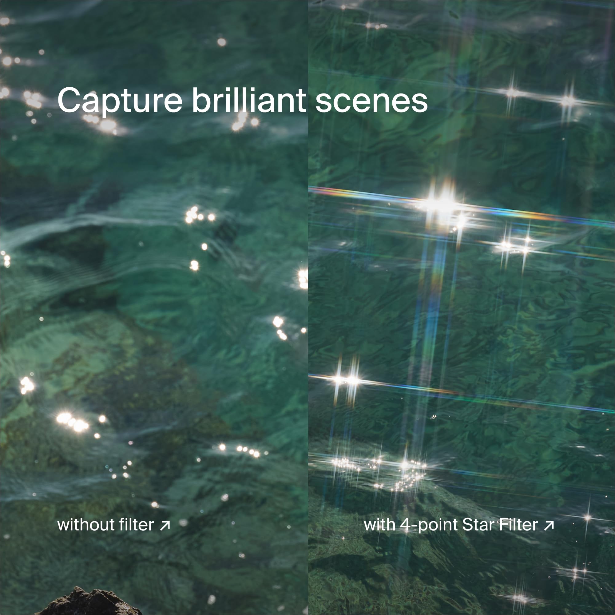 Urth Urth 82mm Star 4 6 8 Point Lens Filter Kit for Stunning Photography Effects - View 5 of 7