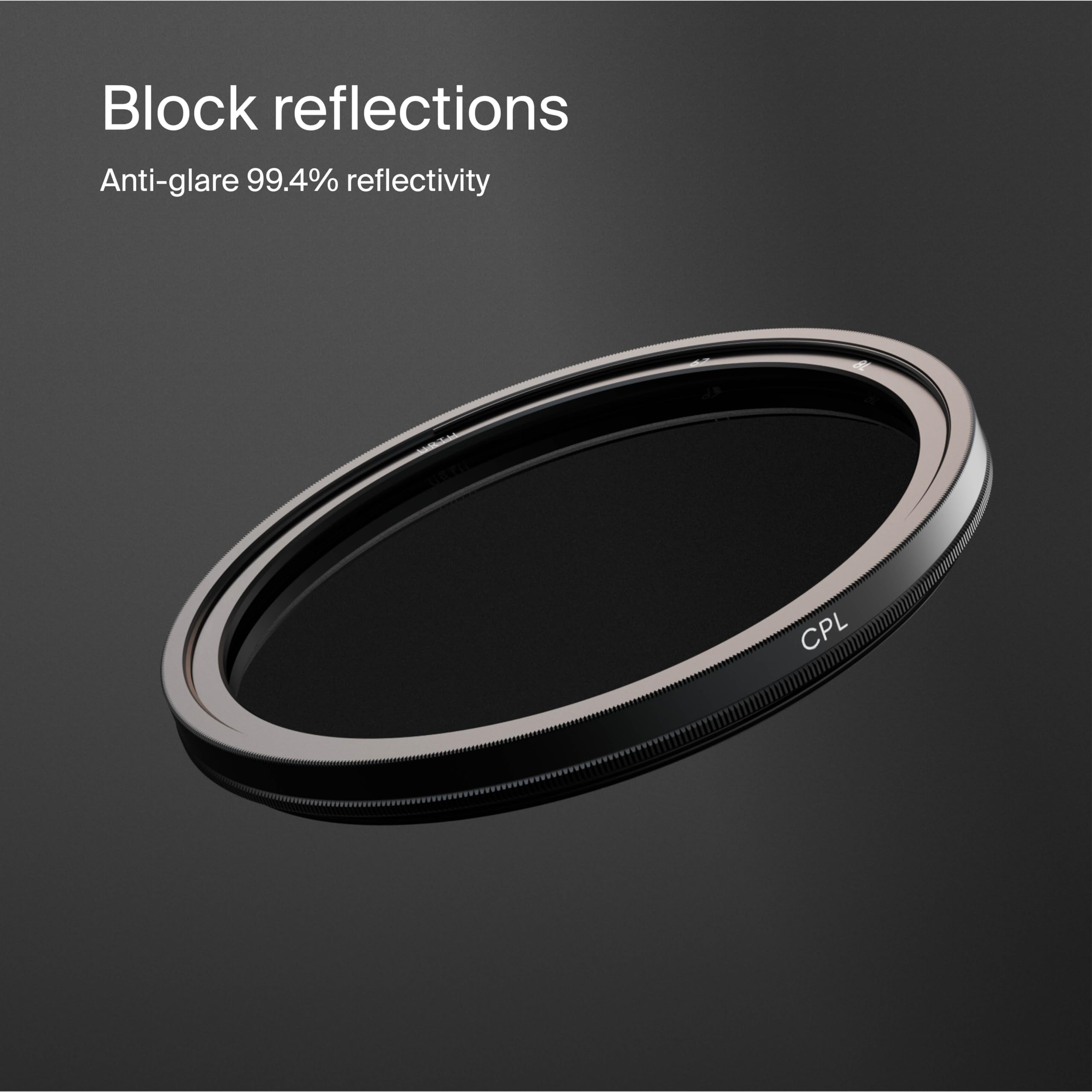 Urth Urth 43mm Circular Polarizing CPL Lens Filter Multi Coated Slim Design for Camera Lens Polarization - View 3 of 8