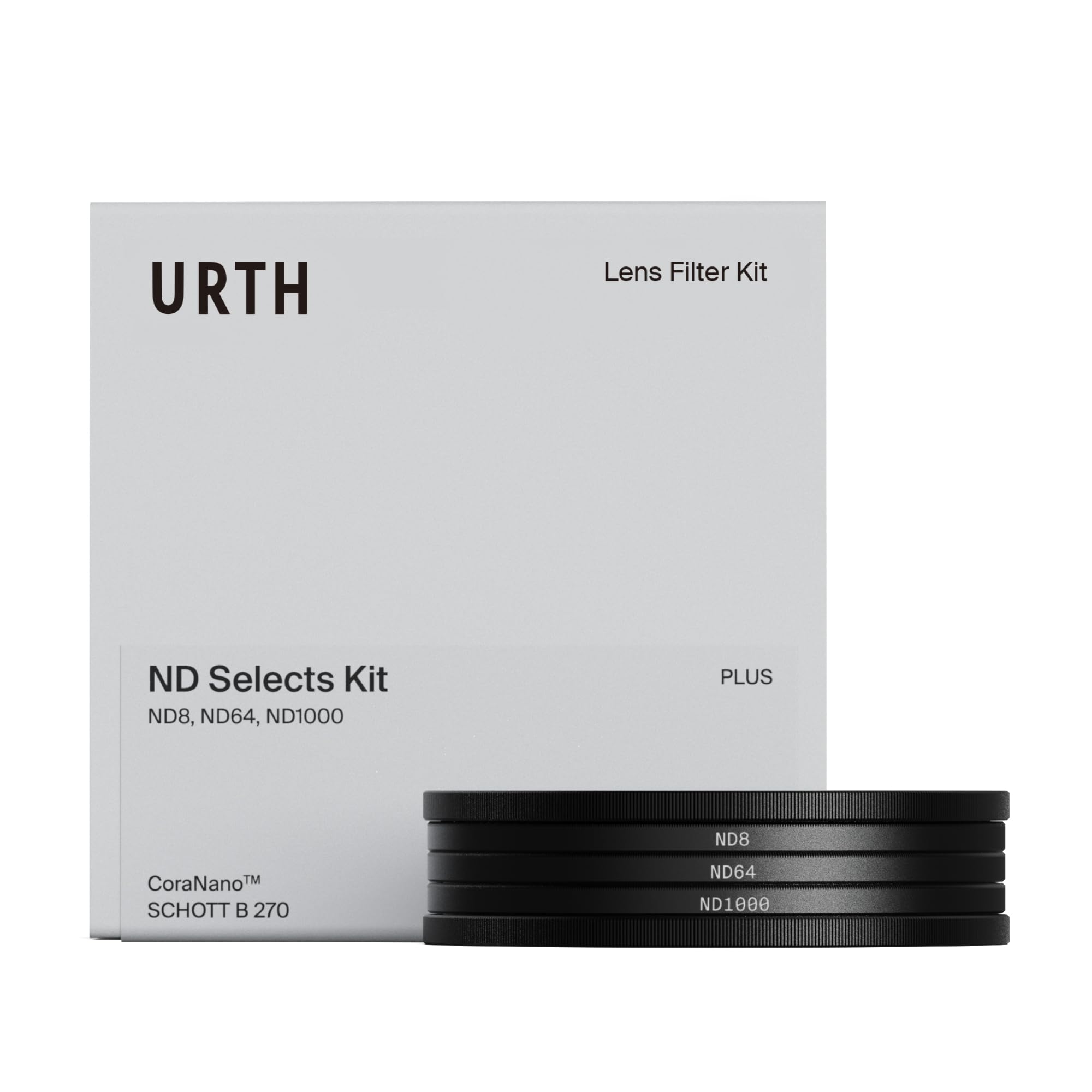 Urth Urth 95mm 3-in-1 Lens Filter Kit: ND8, ND64, ND1000 - Ultra-Slim, 20-Layer Nano-Coated Camera Filters