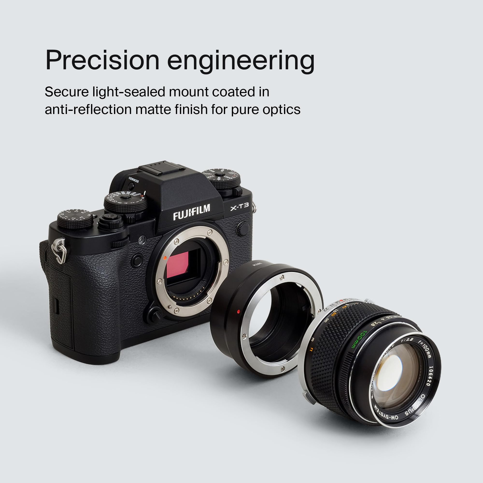 Urth Urth Lens Mount Adapter for Olympus OM Lens to Fujifilm X Camera Body Compatible and High Quality - View 4 of 4