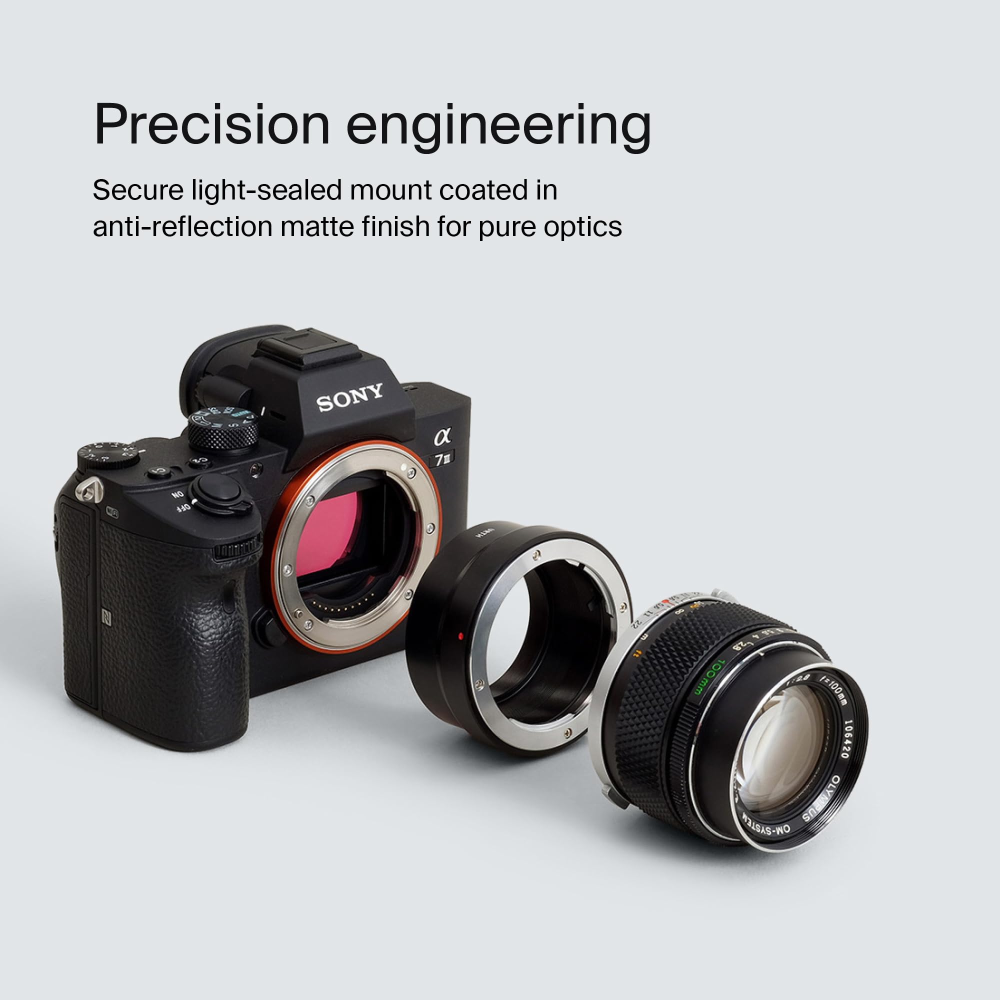 Urth Urth Lens Mount Adapter for Olympus OM Lens to Sony E Camera Body Fast Shipping - View 4 of 4