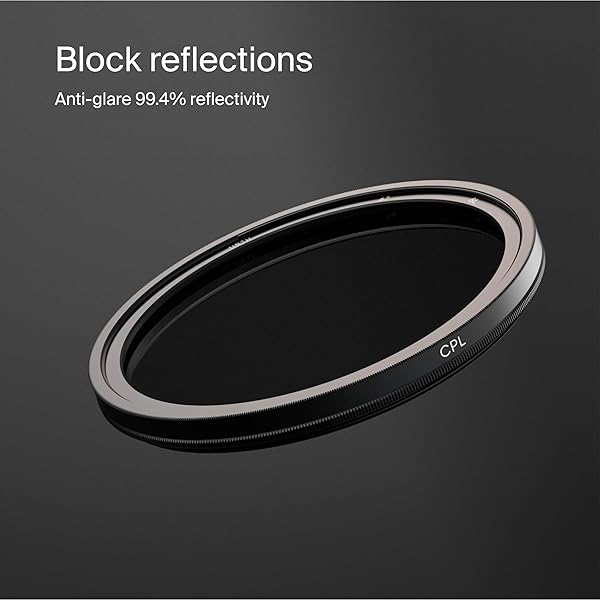 Urth Urth 52mm Circular Polarizing Lens Filter - Slim, Multi-Coated Design for Enhanced Camera Polarization - View 4 of 9