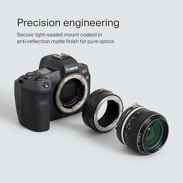 Urth Urth Lens Mount Adapter: Nikon F to Canon RF Compatibility for Seamless Photography - View 6 of 6