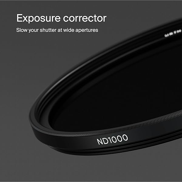 Urth Urth 58mm ND1000 10 Stop Lens Filter 20 Layer Nano Coated Ultra Slim Neutral Density Camera Exposure Filter - View 6 of 9