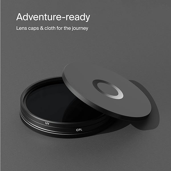 Urth Urth 49mm 2-in-1 Lens Filter Kit UV Circular Polarizing Multi-Coated Optical Glass Ultra-Slim Camera Lens Filters - View 7 of 10