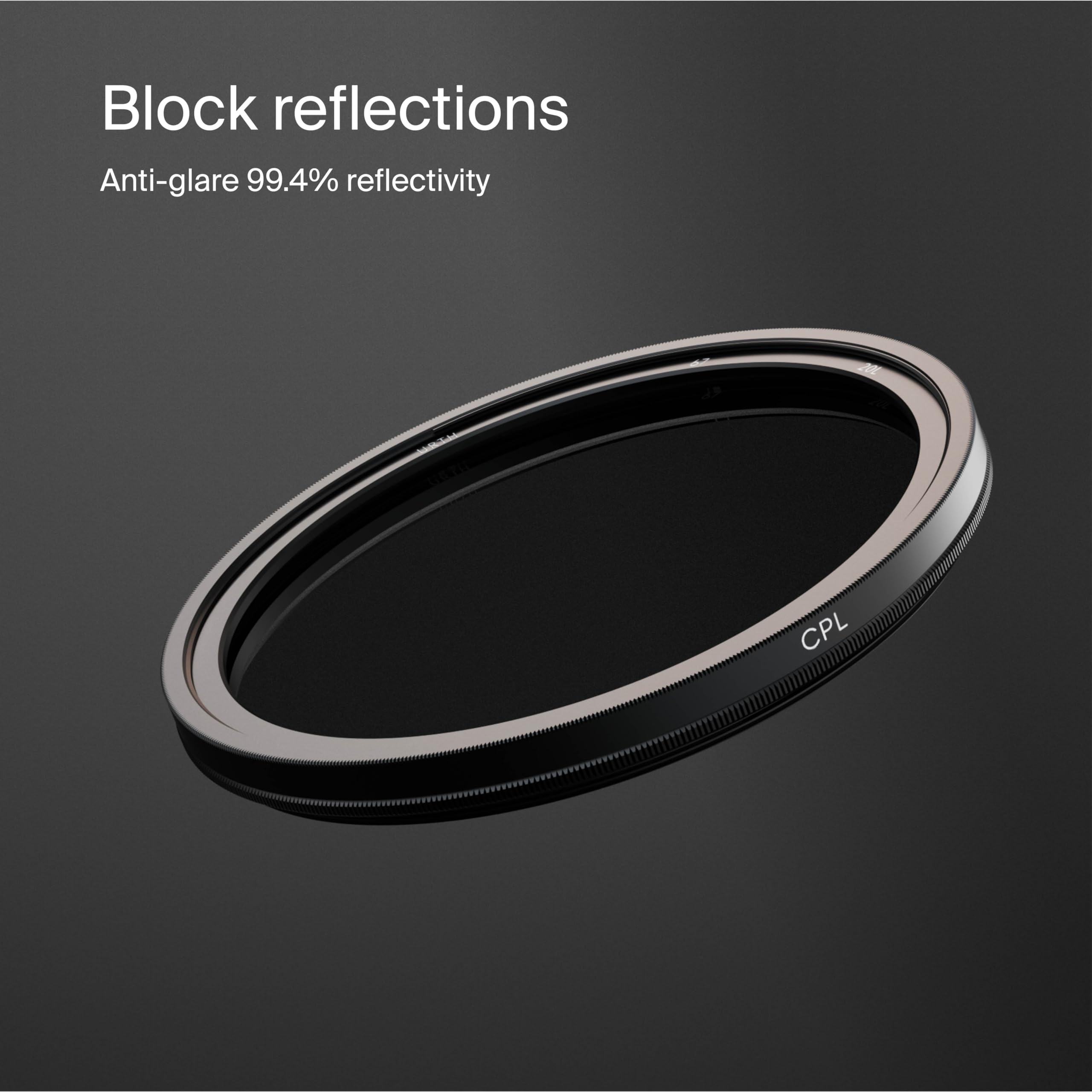 Urth Urth 43mm Circular Polarizing CPL Lens Filter 20 Layer Nano Coated Slim Design for Camera Lens Polarization - View 3 of 8