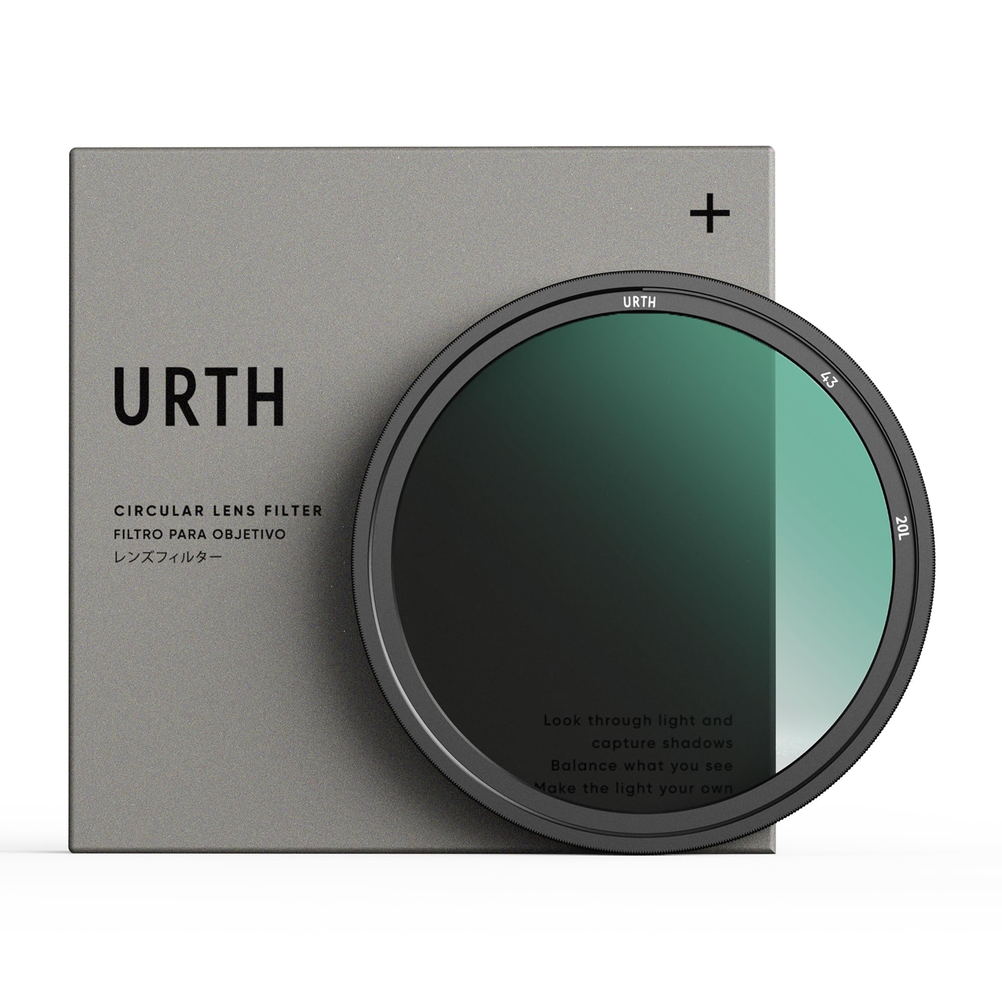 Urth 43mm Circular Polarizing CPL Lens Filter 20 Layer Nano Coated Slim Design for Camera Lens Polarization