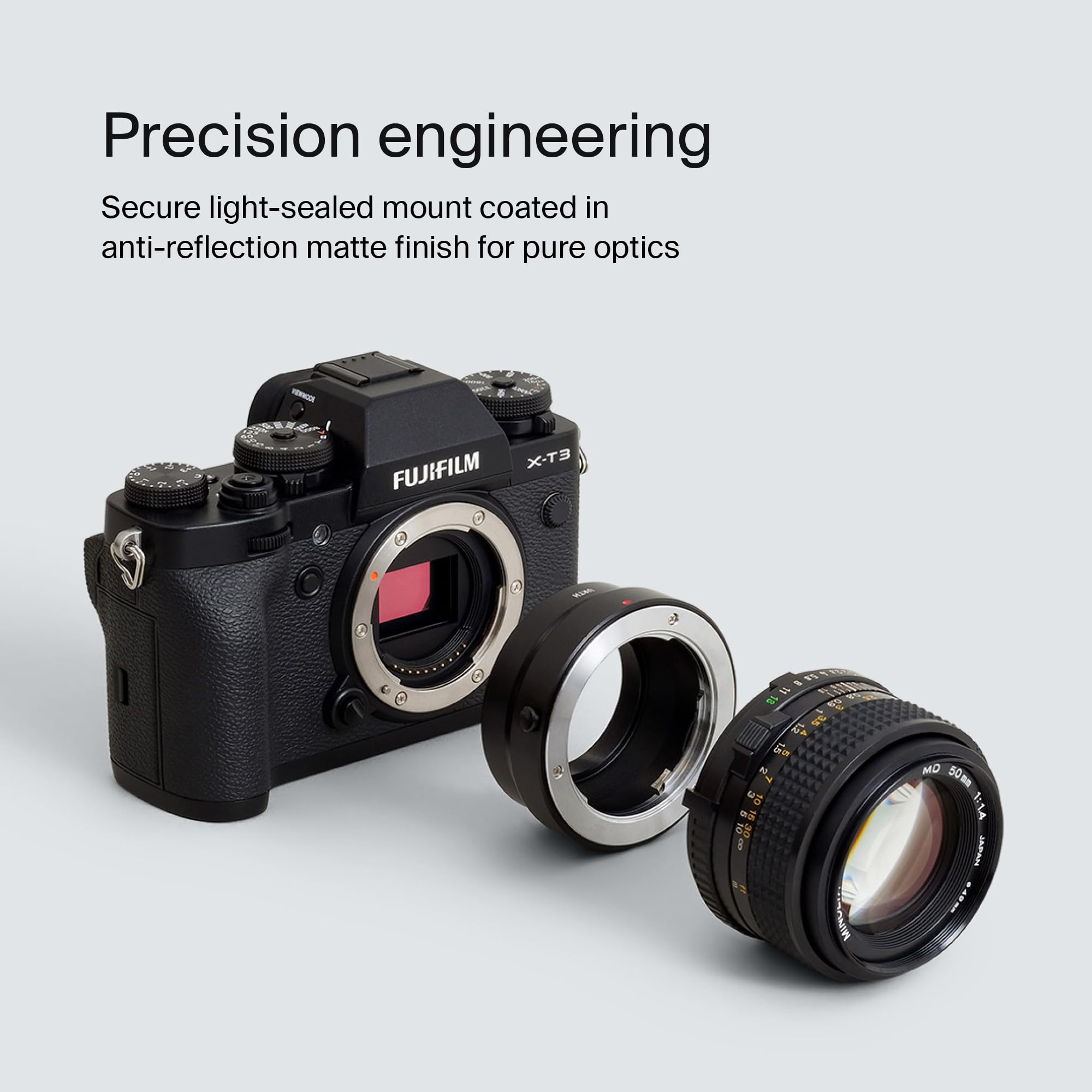 Urth Urth Lens Mount Adapter for Minolta Rokkor SR MD MC Lenses to Fujifilm X Camera Body - View 4 of 4