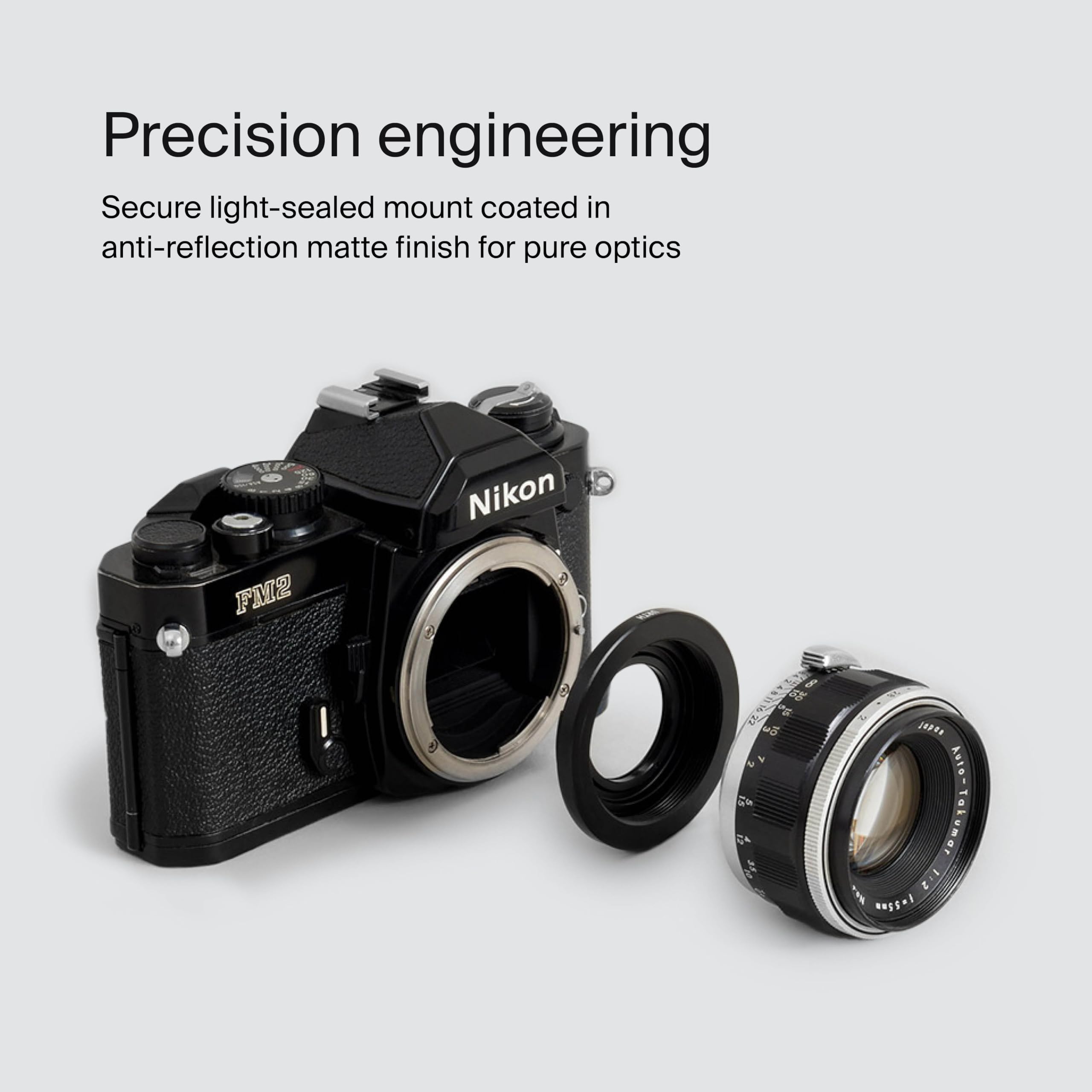 Urth Urth Lens Mount Adapter for Nikon F Camera to M42 Lens with Optical Glass for Enhanced Photography - View 4 of 4