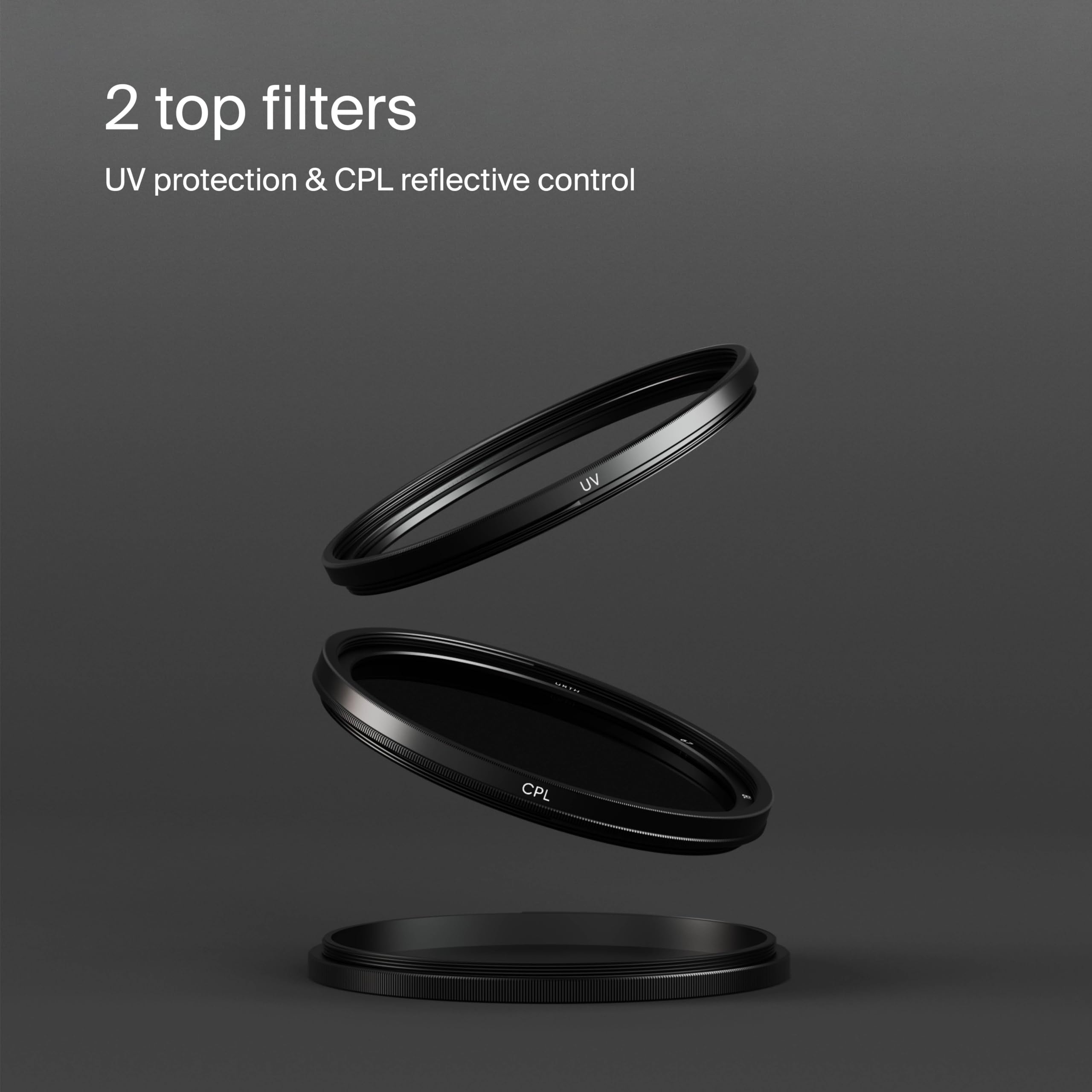 Urth 95mm 2-in-1 Lens Filter Kit UV Circular Polarizing Multi-Coated Optical Glass Ultra-Slim Camera Lens Filters - View 3 of 9