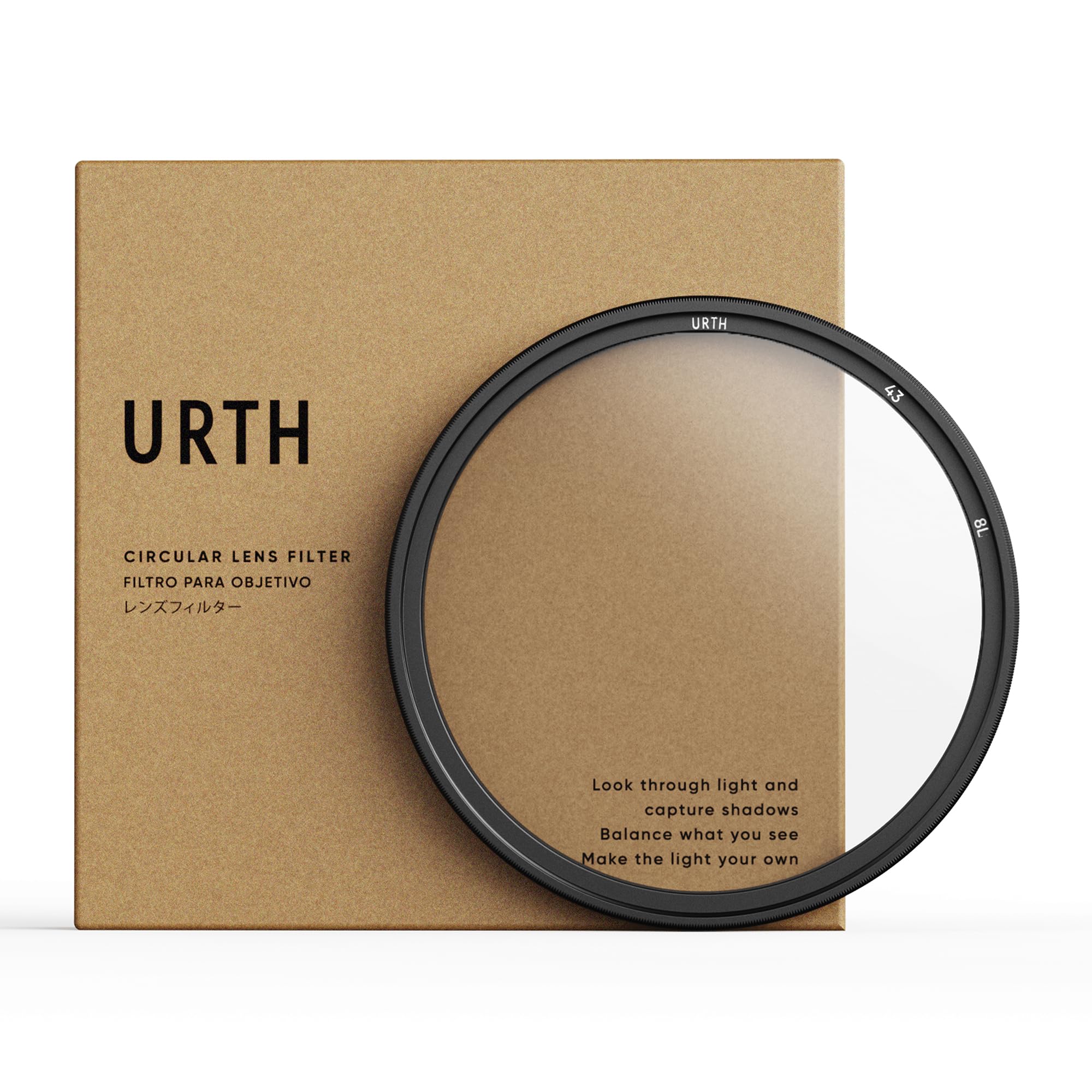 Urth 43mm UV Lens Filter Ultra Slim Multi Coated Camera Lens Protection for Enhanced Image Quality