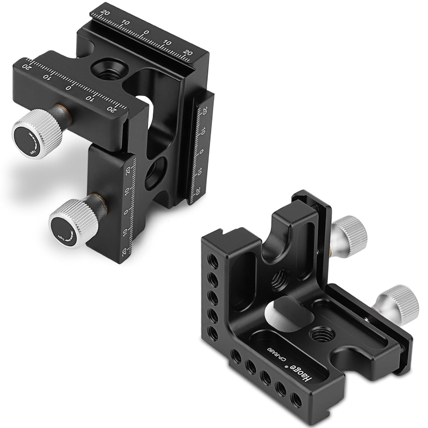 Haoge Haoge CP-RA90 Right Angle Clamp 90 Degree Double Quick Release L Clamp for Arca Swiss RRS Benro Rail Plate Nodal Slide - View 9 of 9