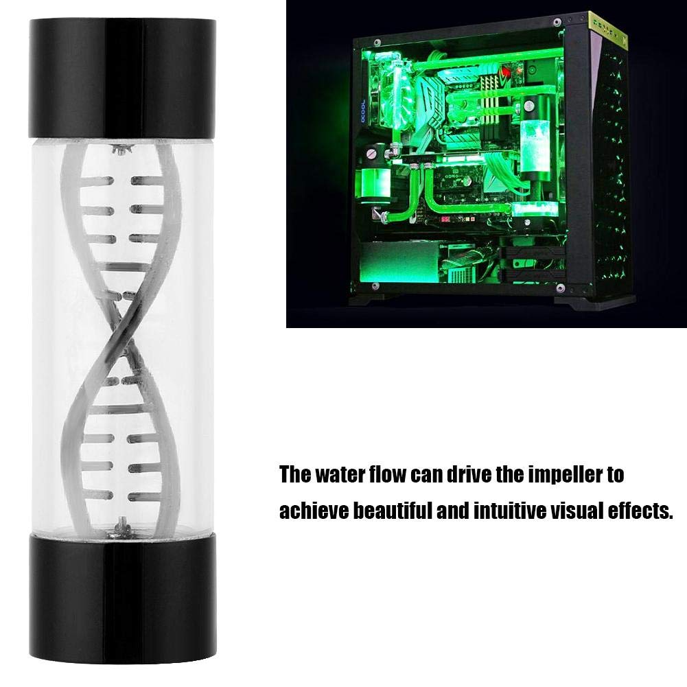 S erounder Water Cooling Meter Indicator G1/4 for PC - Black Replacement for Efficient Cooling System - View 2 of 9