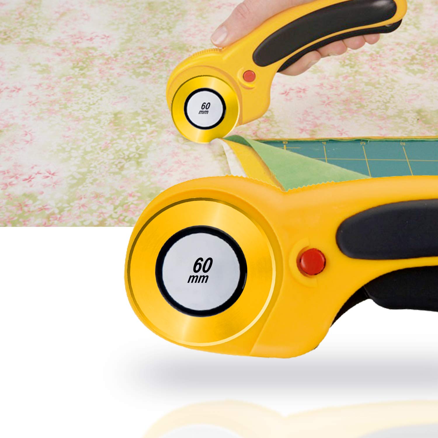 Titanium Rotary Cutter Blades 60mm 10 Pack Replacement Blades for Quilting Scrapbooking Sewing Arts Crafts - View 4 of 7