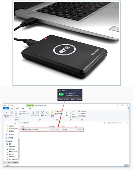 LEXI LEXI RFID NFC Duplicator: 125KHz Key Fob Copier & 13.56MHz Smart Card Writer with USB, UID/T5577 Cards & Software - View 6 of 10