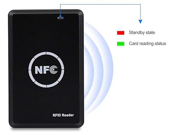 LEXI LEXI RFID NFC Duplicator: 125KHz Key Fob Copier & 13.56MHz Smart Card Writer with USB, UID/T5577 Cards & Software - View 8 of 10