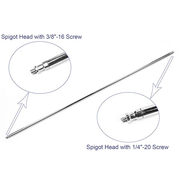 PHOCUS "PHOCUS 42" C Stand Boom Arm with Swivel Grip Heads for Photography & Studio Equipment" - View 6 of 9