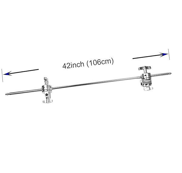 PHOCUS "PHOCUS 42" C Stand Boom Arm with Swivel Grip Heads for Photography & Studio Equipment" - View 7 of 9