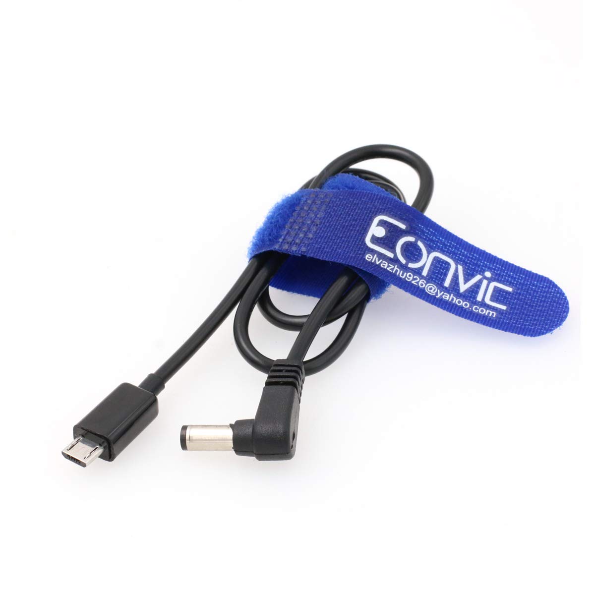 Eonvic Micro USB Right Angle 2.5mm DC Power Cable for Tilta Nucleus Nano Motor