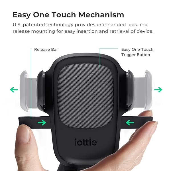 iOttie iOttie Easy One Touch 5: Universal Car Mount for iPhone, Samsung, Google & More - Air Vent & Flush Mount Combo - View 4 of 8