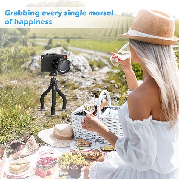 UBeesize Ubeesize Portable Phone Tripod with Wireless Remote - Flexible Stand for Video Recording - View 9 of 9