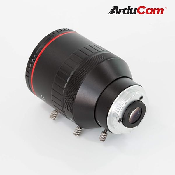 Arducam Arducam 2.8-12mm Varifocal C-Mount Lens for Raspberry Pi HQ Camera, with C-CS Adapter, Industrial Telephoto Lens - View 3 of 6