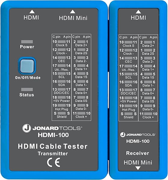 Jonard Tools Jonard Tools HDMI-100: Fast & Reliable HDMI Cable Tester for HDMI & Mini HDMI Cables - View 3 of 8