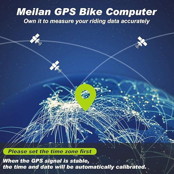 MEILAN MEILAN M3 Mini GPS Bike Computer: Waterproof Wireless Odometer & Speedometer for Cyclists - LCD Display for Men, Women & Teens - View 6 of 6