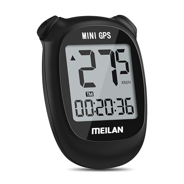 MEILAN MEILAN M3 Mini GPS Bike Computer: Waterproof Wireless Odometer & Speedometer for Cyclists - LCD Display for Men, Women & Teens