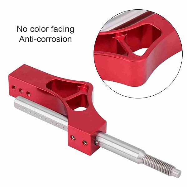 Qiilu Qiilu Adjustable Shift Extension Shifter Knob Stainless Steel Gear Shifter Extender Kit for Manual Shift Knob with Adapters - View 5 of 10