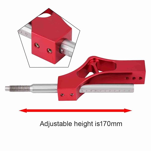 Qiilu Qiilu Adjustable Shift Extension Shifter Knob Stainless Steel Gear Shifter Extender Kit for Manual Shift Knob with Adapters - View 7 of 10