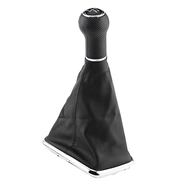 Qiilu 5-Speed Gear Shift Knob & Gaiter Boot Kit for Golf 4 (1999-2004) - Upgrade Your Manual Shift Experience