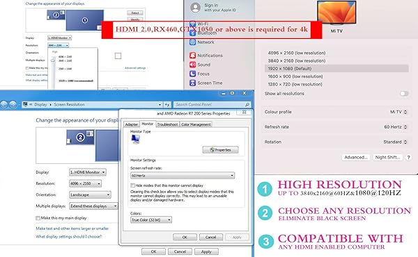 FUERAN FUERAN 4K HDMI Dummy Plug - Virtual Monitor Emulator for Windows, Mac, Linux | 6 Pack EDID Adapter Supports 4096x2160@60Hz - View 6 of 11