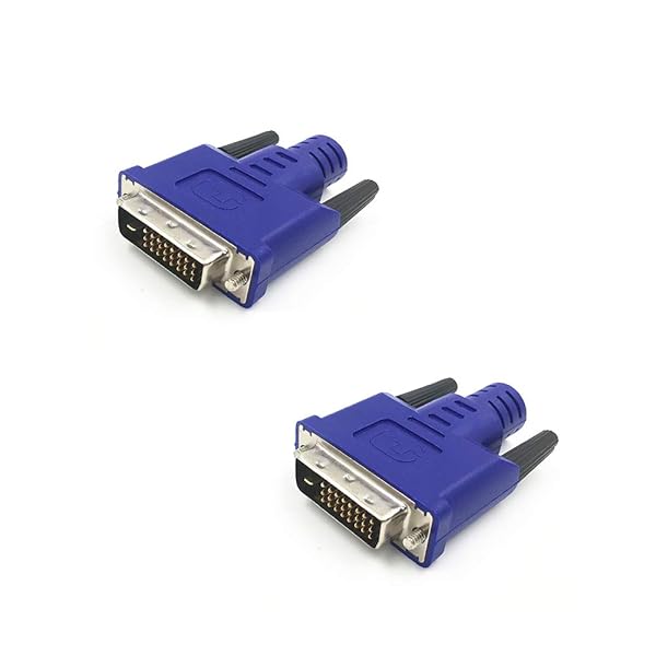 FUERAN FUERAN DVI Graphics Card Dummy Plug Adapter - 2560x1600@60Hz, 2 Pack for Headless GPU Display Detection