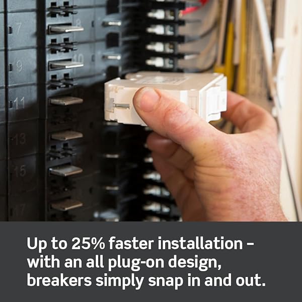 Leviton Leviton LB120T 20A 1-Pole Plug-On Circuit Breaker Thermal Magnetic 120 VAC White - View 3 of 6