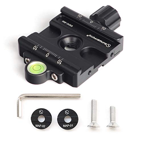SUNWAYFOTO Sunwayfoto DDC-50iT 50mm Clamp Conversion Kit Convert to Arca/RRS QR Compatible with Manfrotto Tripod Ball Head Sunway