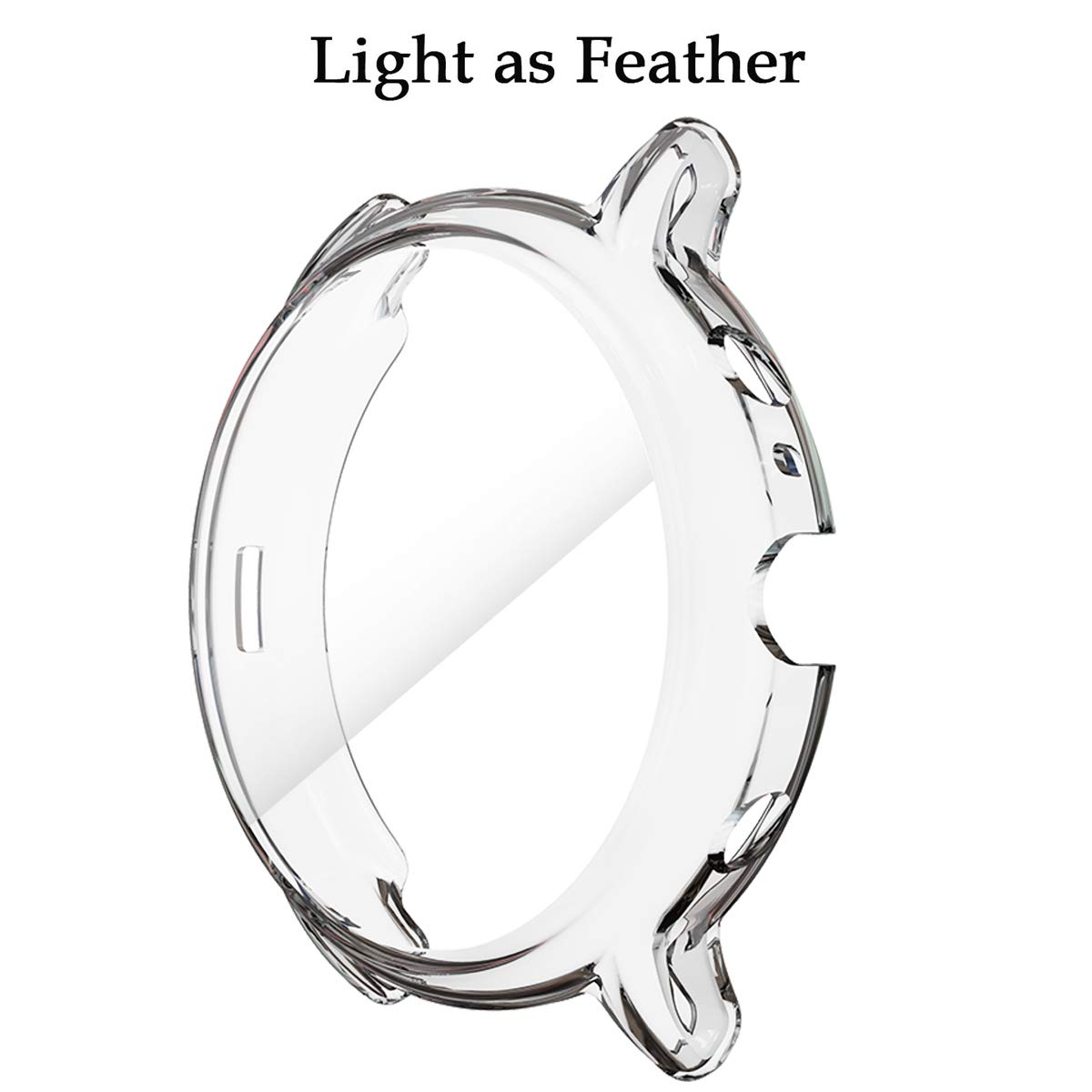 Suoman Suoman 3-Pack Fossil Gen 5 Julianna Case High Definition Clear Screen Protector All Around Protective TPU Bumper Cover - View 4 of 8