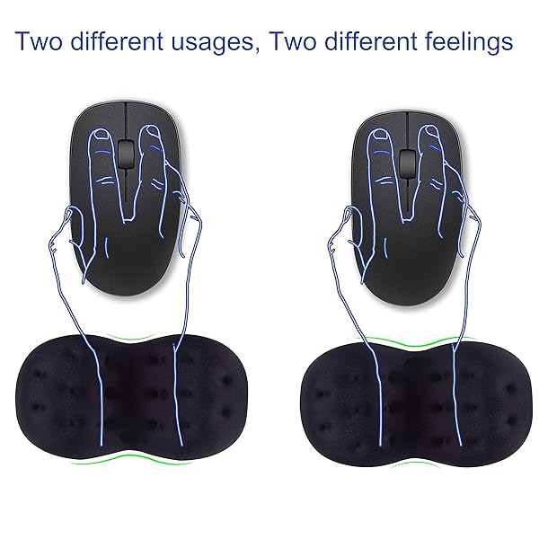 BRILA BRILA Deluxe Ergonomic Mouse Wrist Rest Guard Soft Memory Foam Cushion Pad for Computer Laptop Office Work and Gaming - View 5 of 9